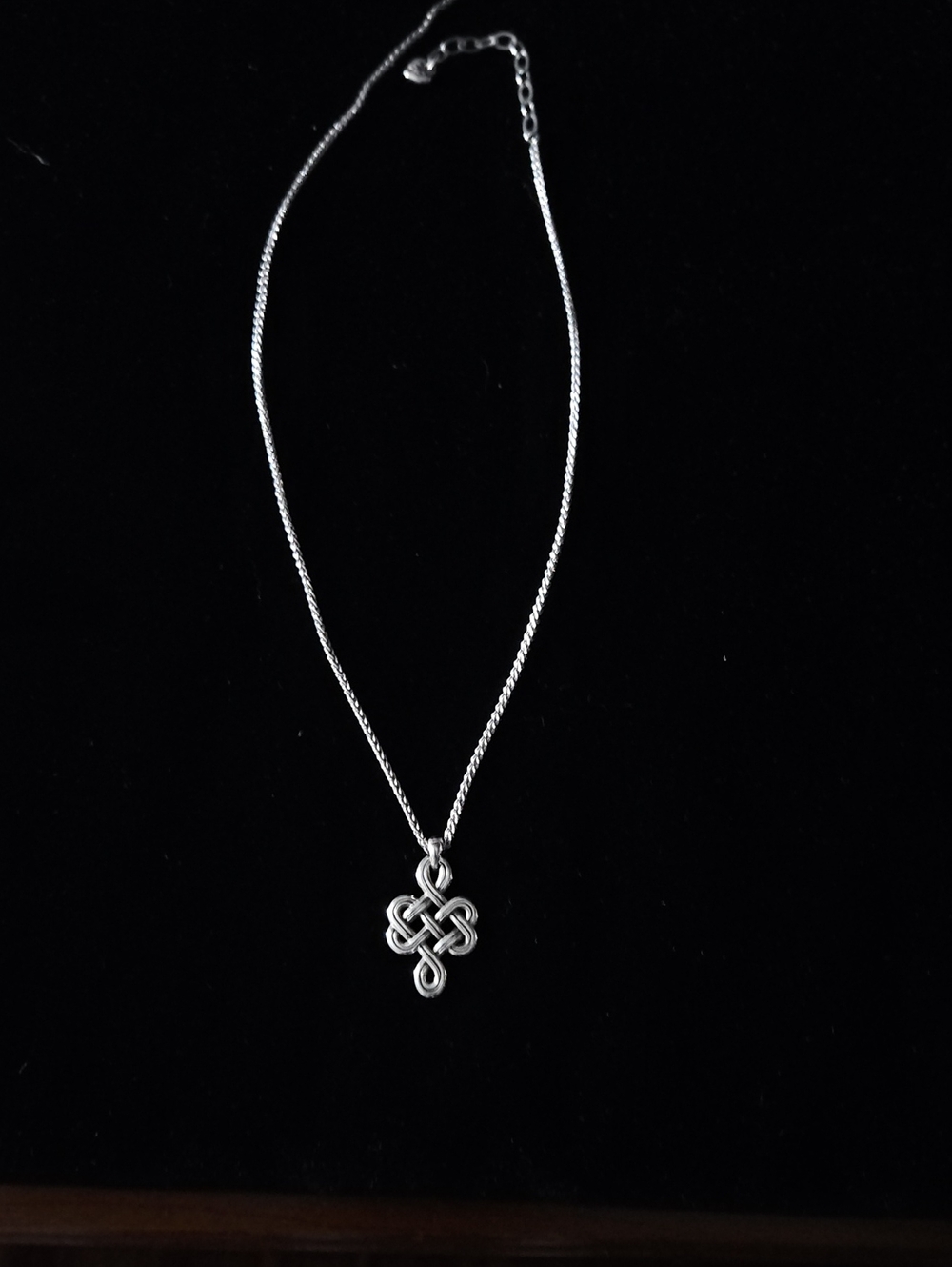Brighton Silver Celtic Knot Pendant Necklace